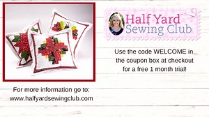 Here's our Half Yard Sewing Club mid month member projects, 'hope you like them! | Debbie Shore Sewing