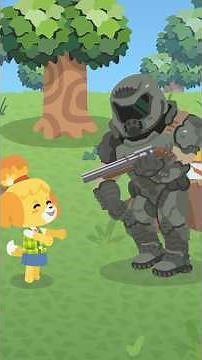Doom Crossing (Animation) - Doomguy x Isabelle