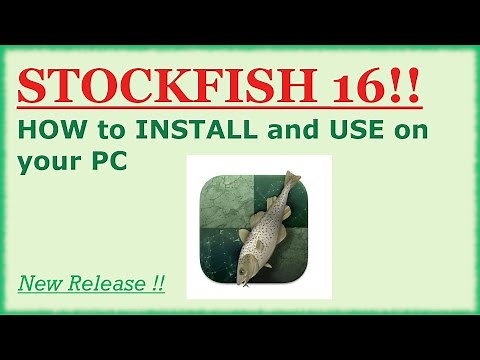 How to install Stockfish 16 on your PC ! #stockfish latest release !