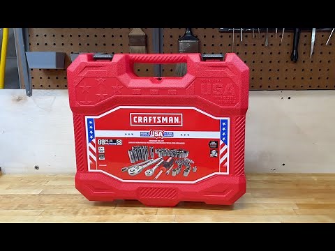 Craftsman Made In USA Socket Set unboxing and review