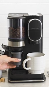 Enjoy single-serve coffee sustainably. Our Grind & Brew Single-Serve Coffeemaker uses a reusable filter cup and gets you from bean to brew, just for you. | Cuisinart