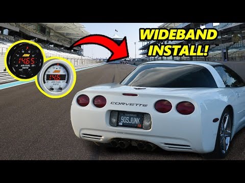How to Install an AEM Wideband O2 Gauge in a C5 Corvette - Step by Step Tutorial
