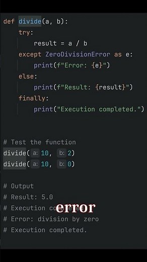 Python Trick: Using try...except with else and finally
