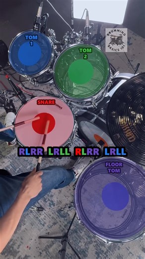 Irving Osuna | Drum Coach on Instagram: "Easy Paradiddle Pattern for Beginners Beginner drum patterns that are easy to follow and easy to apply on the kit. This paradiddle based drum pattern helps new drummers build hand coordination, stick control, and timing without overthinking. Focus on even strokes, relaxed hands, and smooth movement between surfaces to keep the groove locked in. Start slow, lock it in, then apply it as a short fill or groove around the kit. Simple paradiddle patterns like 