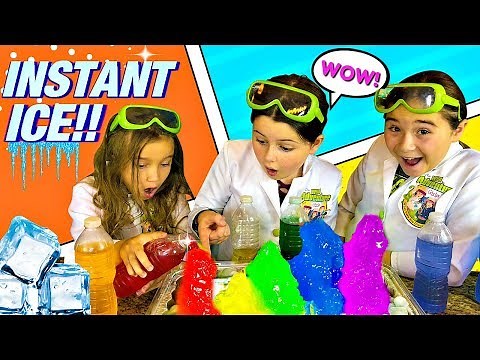Rainbow Instant Ice Experiment | Easy Science Experiments for Kids