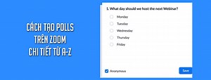 Cách tạo Polls trên Zoom chi tiết từ A-Z | NgocThienSupply