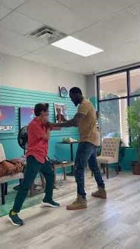 When the former world boxing champ is giving free boxing lessons. You better pay attention!