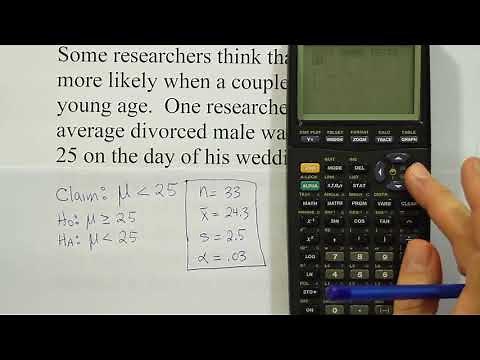 P-value approach to hypothesis testing: an example using a graphing calculator