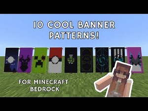 10 Cool Banner Patterns! | Minecraft |