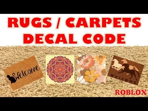 Rugs / Carpets Decal Codes [] Bloxburg & Work at a Pizza Place [] ROBLOX