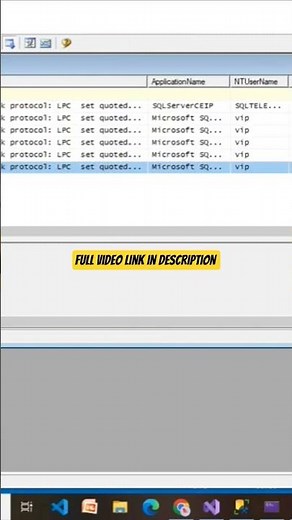 sql profiler is a simple and easy way to use profiler #sqlserver #sqlinsert #sqldelete #sqlview #ms