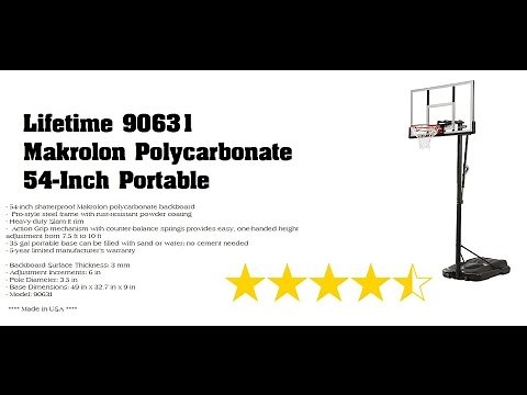 LIFETIME Basketball System Assembly - Model No 90631