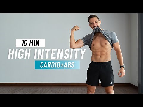 15 Min Abs & Cardio Burner - No Equipment HIIT Workout for a Shredded Core