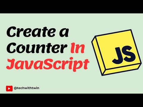 How to Build a JavaScript Counter App for Beginners | TechWithTwin