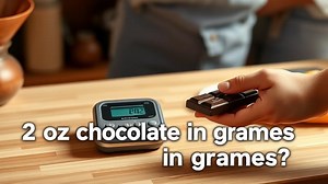 how much is 2 oz chocolate in grams? - Test Food Kitchen