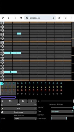 How To Make "Racing Countdown 2" In Beepbox