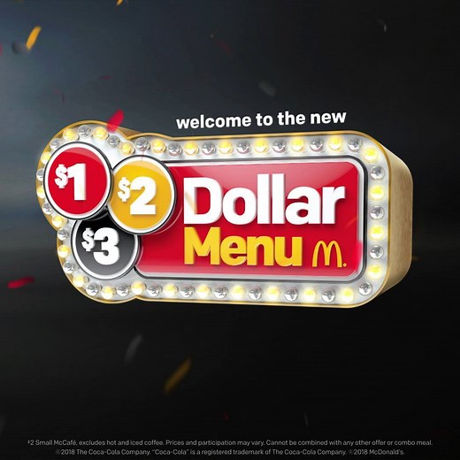 607K views · 5.4K reactions | Meet McDonald’s new $1 $2 $3 Dollar Menu. Get all your favorites (without spending all your cash). | McDonald's | Facebook