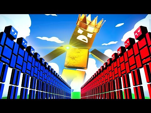 The KING Of The RAGDOLLS Forced Us To Make 1000 Ragdolls BATTLE in Fun With Ragdolls: The Game