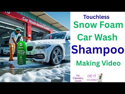 Touchless, Snow Foam Car Wash Shampoo Making Video