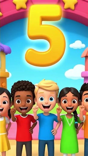 Learning digit 5 | Number Song for Kids #numbersong #numbers #kidslearning
