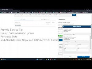 How to Correct Dell Laptops Base warranty in Website using invoice #diy