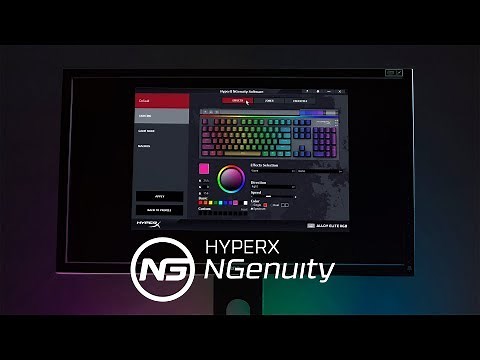 HyperX RGB, Macro, and Profile Setup Software - HyperX NGenuity