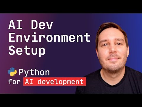 Python for AI #1: Dev Environment Setup