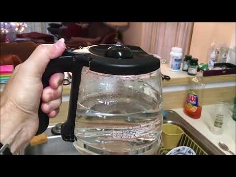 Cleaning Mr. Coffee coffee maker