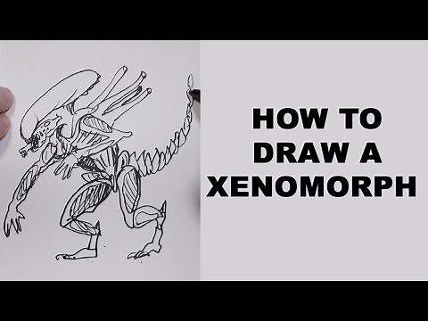 How to Draw a Xenomorph