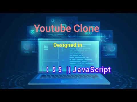 Youtube Clone Web App || HTML CSS JS