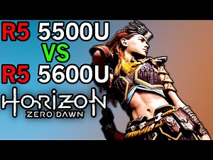 Horizon Zero Dawn | R5 5500U vs R5 5600U/5625U | AMD RYZEN ZEN2 vs ZEN3 APU Comparison | 1080P/720P