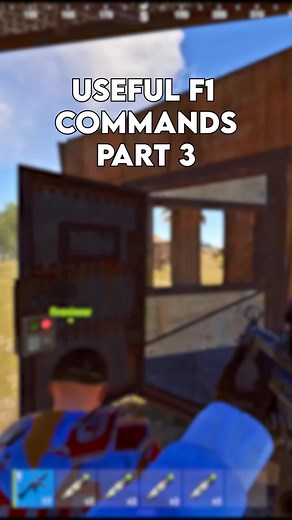 Useful F1 Commands for Rust Combat Logs | Tips & Tricks Tutorial