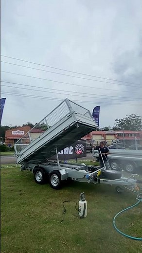 How to Clean Aluminum Trailer with Just 3 Things - Tipper/Box/Machine/Cargo/Flatbed #tippertrailer