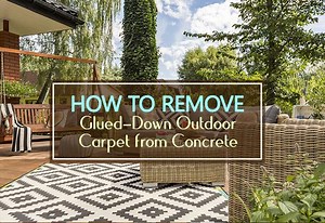How to Remove Glued-Down Outdoor Carpet from Concrete