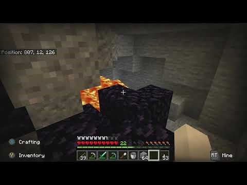 How To MAKE Obsidian In Minecraft