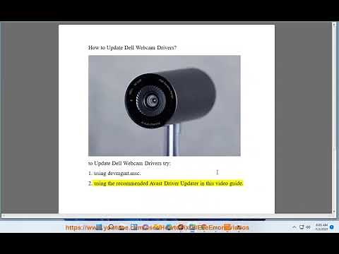Update Dell Webcam Drivers for Windows 11/10/8/7 (2023 Updated)