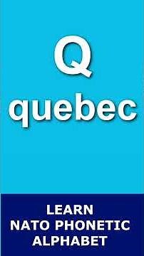 NATO PHONETIC ALPHABET Learn How To Speak Phonetic Alphabet