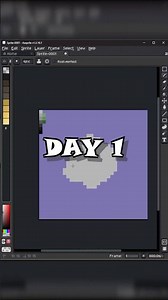 Day 1 of Doing PIXEL ART Until Concerned Ape Notices Me #pixelart #2danimation #drawing