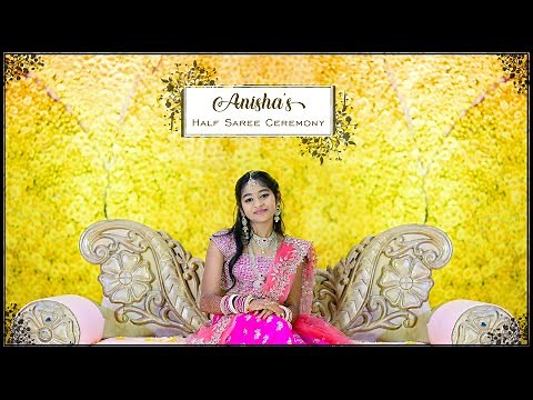 Half-Saree celebration that will make you go "Aww"