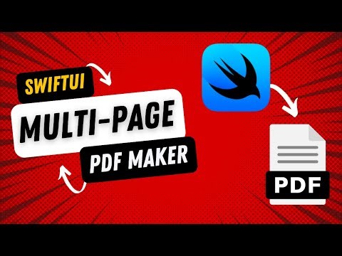 Convert SwiftUI Views into Multi-Page PDF File | SwiftUI View to PDF | PDFKit | iOS 17+