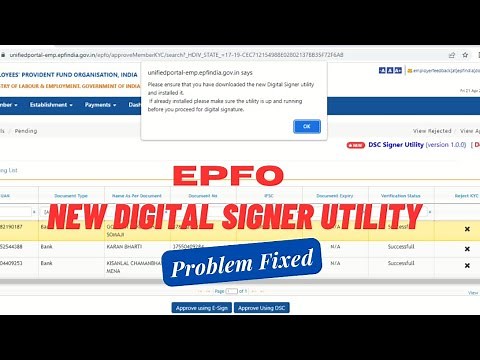 How Fix EPFO DSC Signer Error || step by step || 8189972804