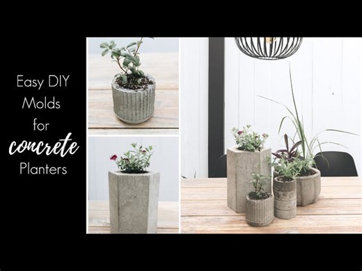 Easy DIY Molds For Concrete Planters at Home!
