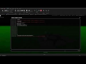 Roblox game with custom developer console gui (vdp dev logs)