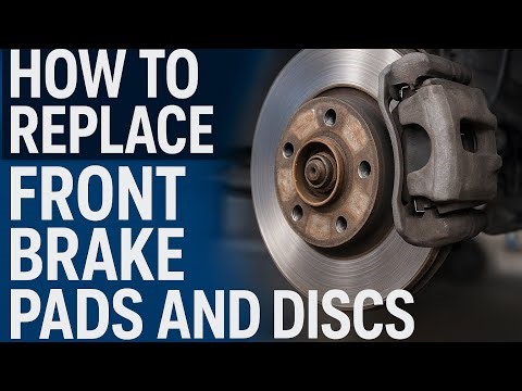 How to replace front brake pads and discs Mercedes Benz #car #brake #pads #mechanic #mercedes