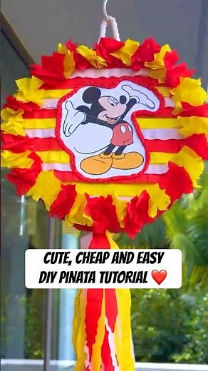 Do you want a cute little Pinata and don’t want to pay too much? Here’s the easiest DIY tutorial!