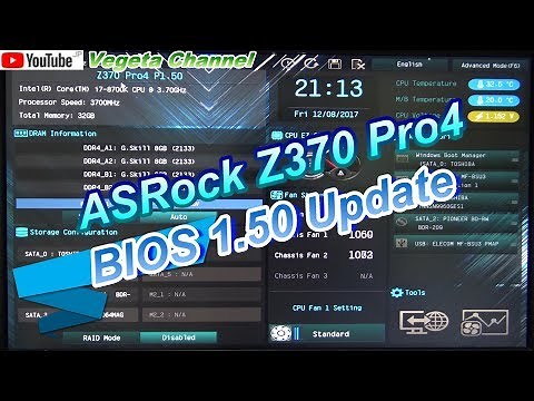 ASRock Z370 Pro4 BIOS 1.50 Update
