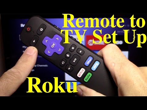 How to pair Roku remote to tv Easy Set Up How-to video