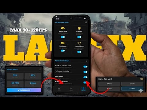 Real 120FPS Unlock All Devices - Powerful Game Booster 2025 | No Root 🔥