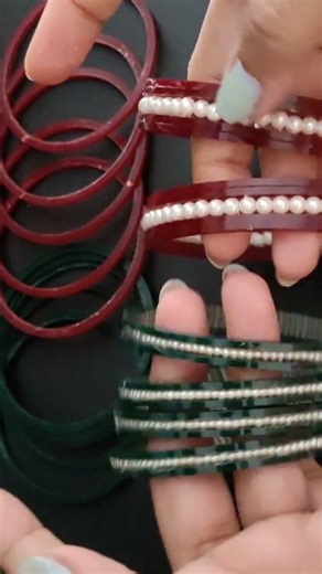 Beautiful pearl bangles 2 DIY #ramaarts