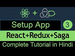React redux saga in Hindi #3 Install Packages - Project setup | install #redux | install #redux-saga